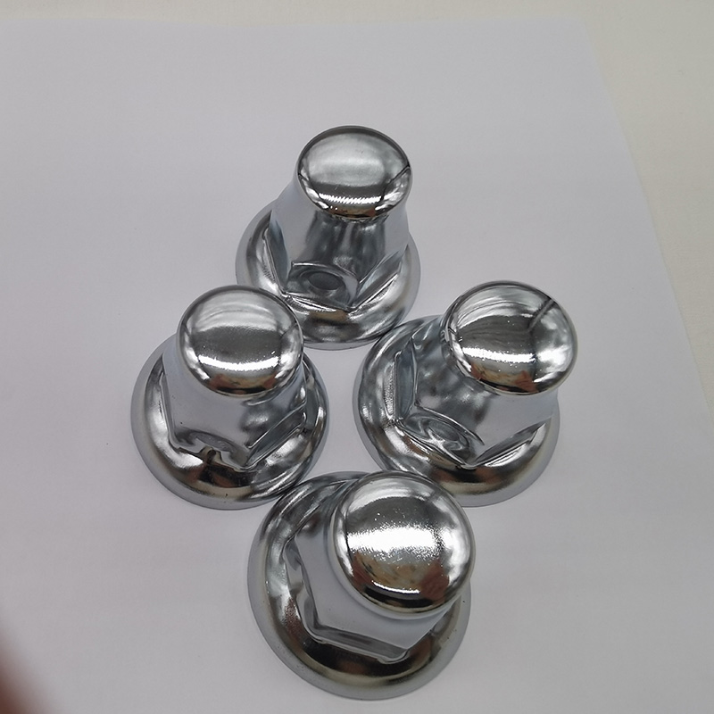 metal chrome nut cover