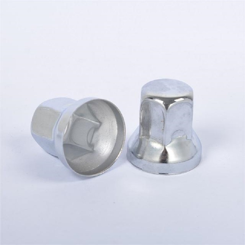 metal chrome nut cover